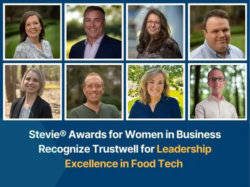 Trustwell's executive leadership team announces women in business award