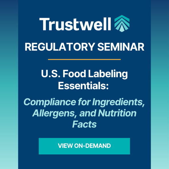 U.S. Food Labeling Seminar On-Demand
