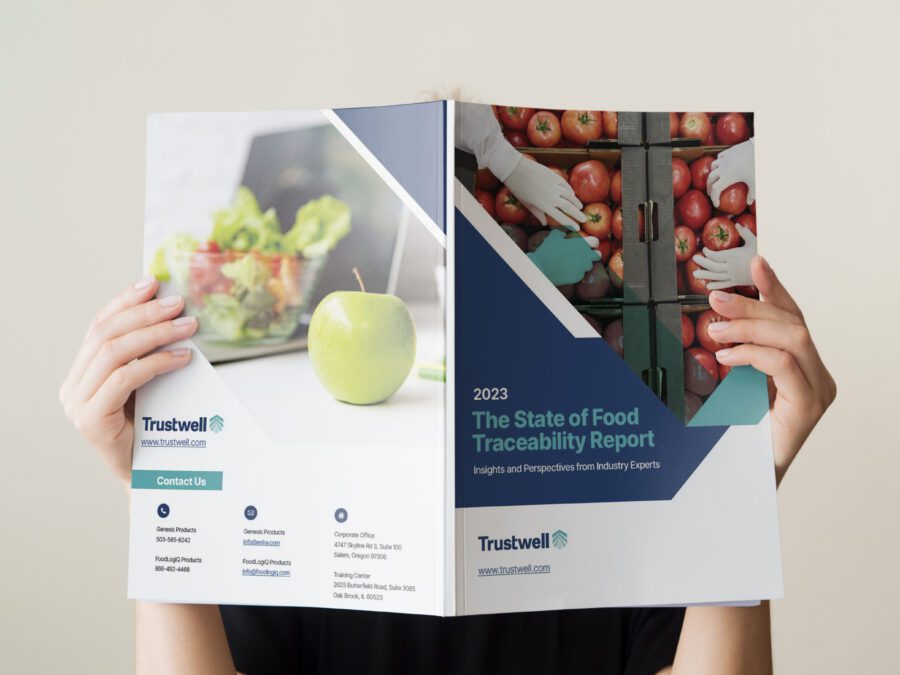 2023 State of Traceability report -- explore Trustwell's Resource Center for helpful guides, thought leadership, and resource to help food industry professionals.