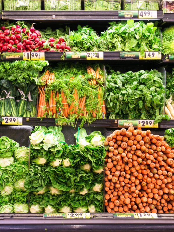 Fresh Vegetables in Produce Market