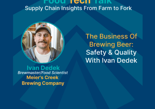 Ivan Dedek, Brewmaster/Food Scientist at Meier's Creek Brewing Company on the Food Tech Talk Podcast