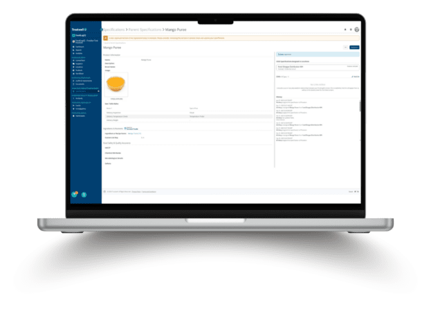 Spec Manager Food Specification Management Software | Trustwell